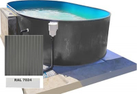 Сборный овальный бассейн Гигабасс (ЛАГУНА) вкапываемый ТМ610 12.00х6.00х1.50 - Платина (врезной скиммер, форсунка) Сборный овальный бассейн Гигабасс (ЛАГУНА) вкапываемый ТМ610 12.00х6.00х1.50 - Платина (врезной скиммер, форсунка)